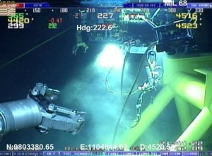 ROV on well