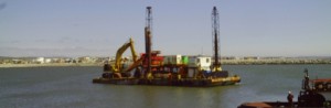 Barge Mounted Excavator